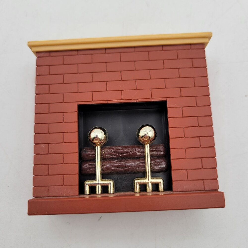 Fisher Price Dollhouse #274 Furniture Lot Vintage 1977 Piano Fireplace Kitchen - Picture 10 of 16